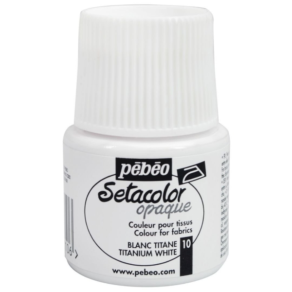 Picture of Pebeo Setacolour Opaque - 45ml White (010)
