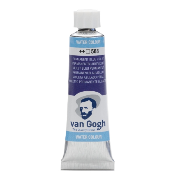 Picture of Royal Talens Van Gogh Watercolour Tube 10Ml Permanent Blue Violet-568