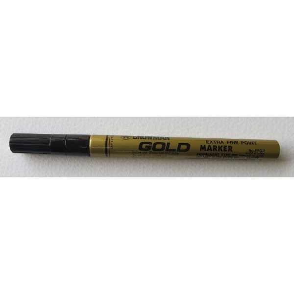 Picture of Snowman Oil Based Paint Marker - Gold Extra Fine Tip