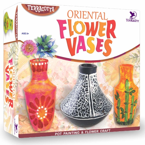 Picture of Toy Kraft Oriental Flower Vases-1 39419