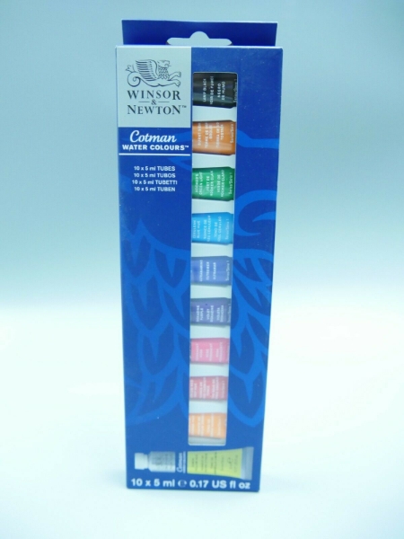 Picture of Winsor & Newton Cotman Water Colour 10X5Ml Tube Set (0390664)