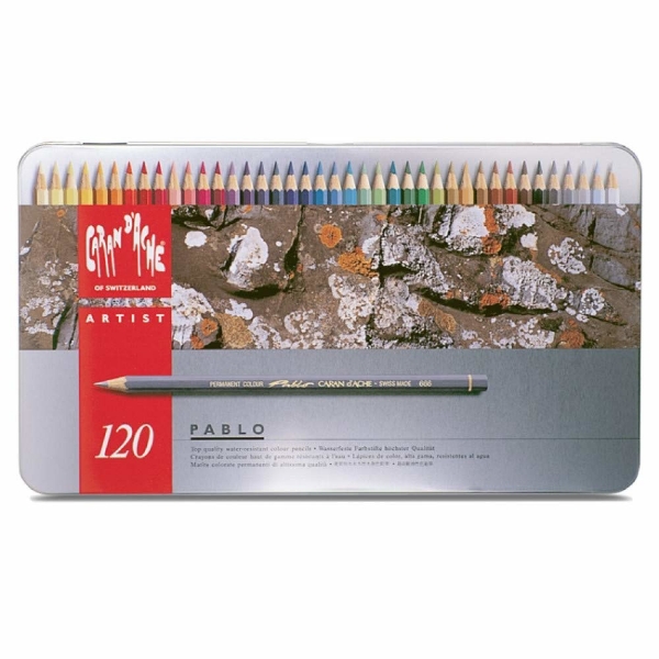 Picture of Caran d’Ache Artist Pablo Colour Pencil - 120 Shades (666.420)