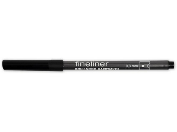 Picture of Kohinoor Fineliner Marker 0.3mm Black