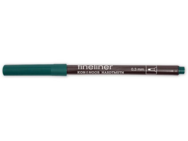 Picture of Kohinoor Fineliner Marker 0.3mm Green