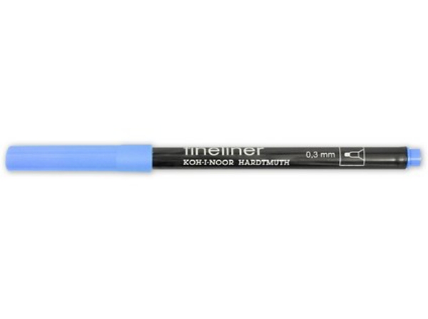 Picture of Kohinoor Fineliner Marker 0.3mm Light Blue