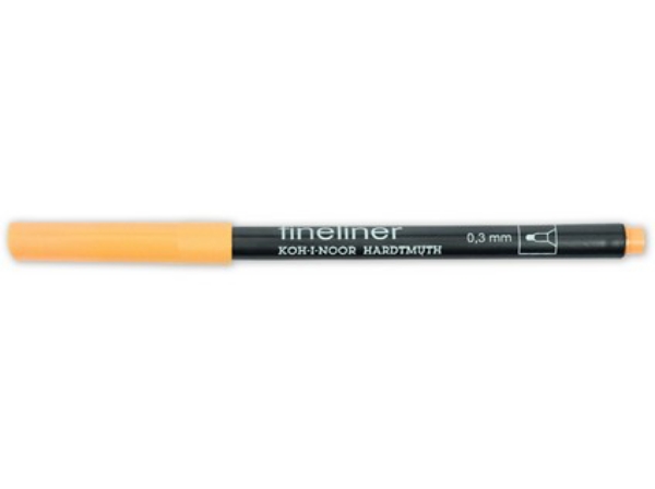 Picture of Kohinoor Fineliner Marker 0.3mm Light Orange