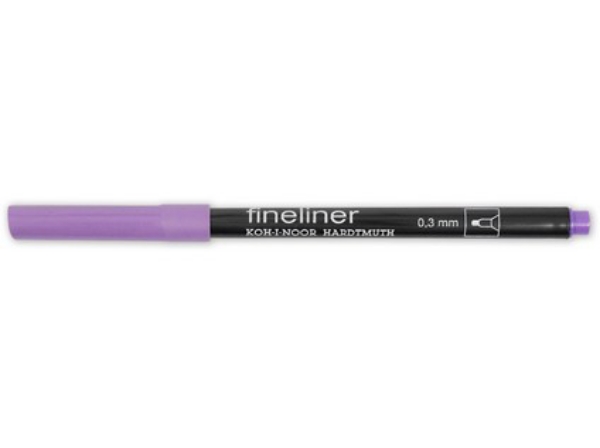 Picture of Kohinoor Fineliner Marker 0.3mm Pale Violet