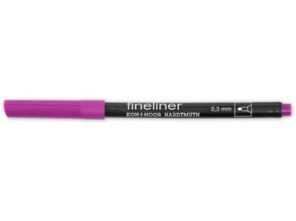 Picture of Kohinoor Fineliner Marker 0.3mm Pink