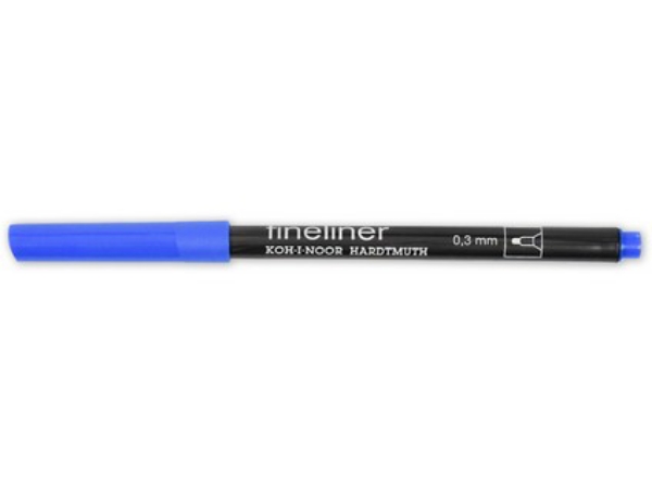Picture of Kohinoor Fineliner Marker 0.3mm Royal Blue