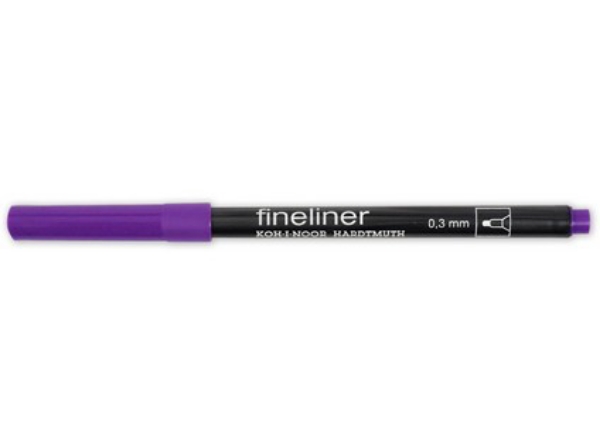 Picture of Kohinoor Fineliner Marker 0.3mm Violet