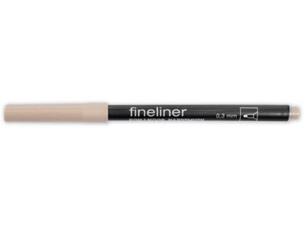 Picture of Kohinoor Fineliner Marker 0.3mm Light Brown