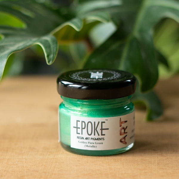 Picture of Epoke Resin Art Pigments Golden Pista Green 20 gram