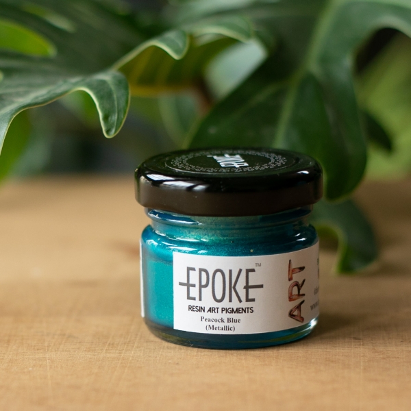 Picture of Epoke Resin Art Pigments Peacock Blue Metallic 20g