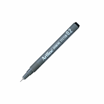 Picture of Artline Drawing System Pen Black 0.2mm