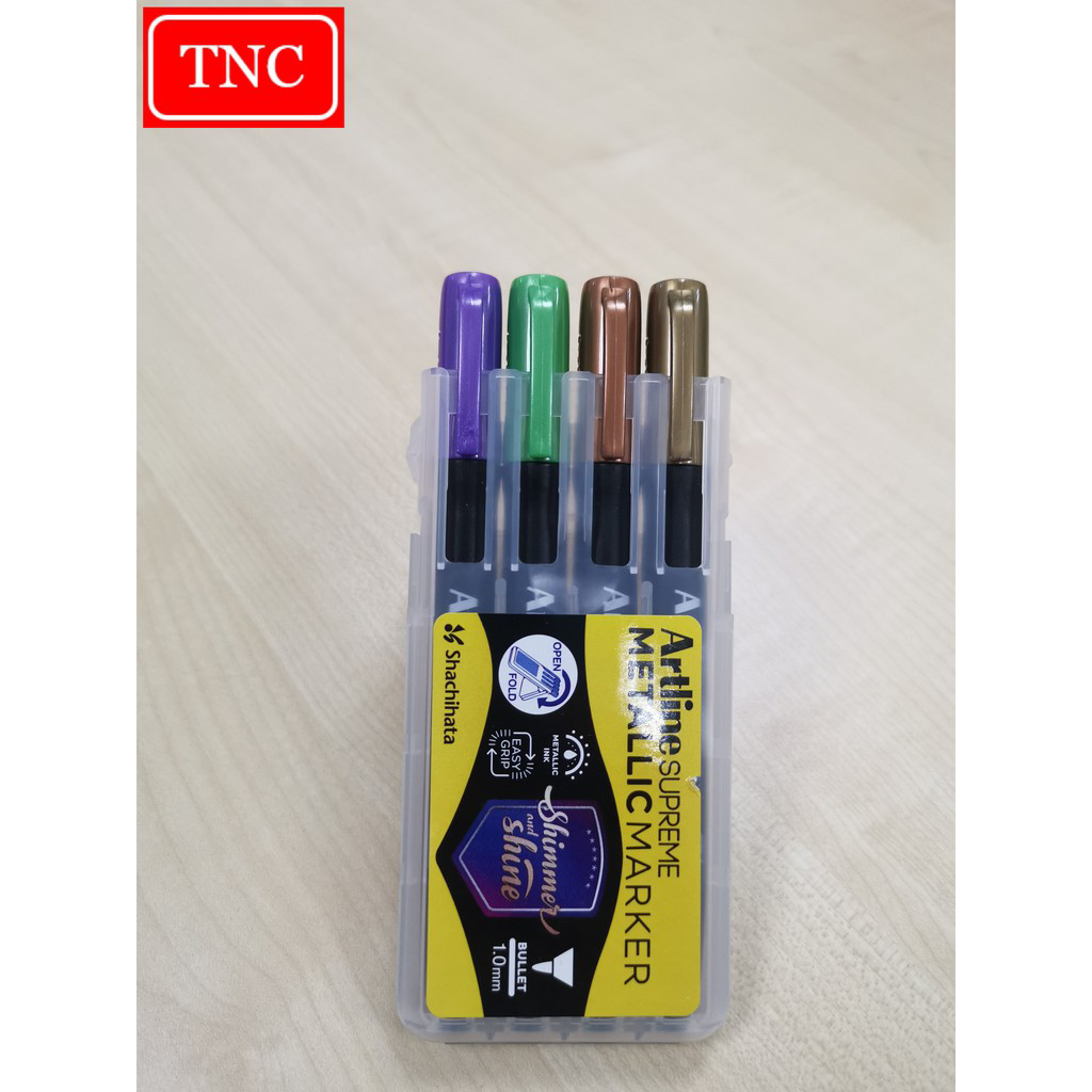 Artline Supreme Metallic Permanent Marker Set 4 790 (2