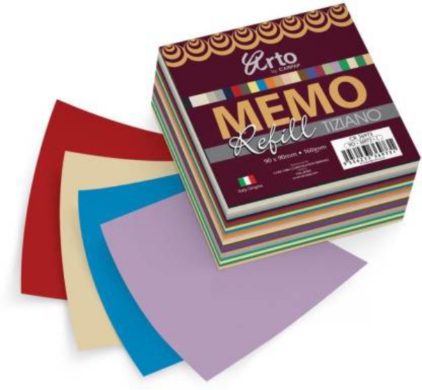 Picture of Arto Campap Memo Refill Tizano 90X90Mm 160Gsm Set Of 4