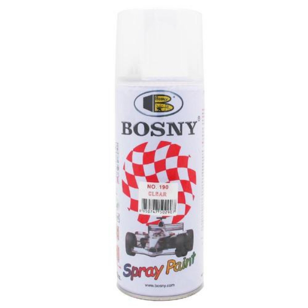 Picture of Bosny Spray Paint No.190 Gloss Clear Acrylic