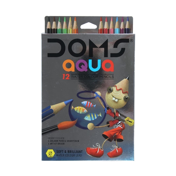 Picture of Doms Aqua Water Colour Pencil Set Of 12