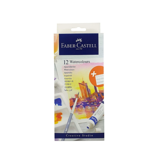 Picture of Faber Castell Creative Studio Acrylic Colours - Set of 12 (9ml)