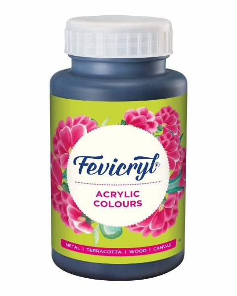 Picture of Fevicryl Acrylic Colour - 500ml (Black)