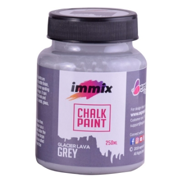 Picture of Immix Chalk Paint 250ml Glacier Lava Grey