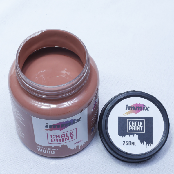 Picture of Immix Chalk Paint 250ml Red Cherry Wood