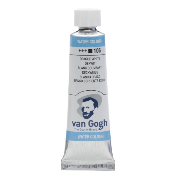 Picture of Royal Talens Van Gogh Watercolour Tube 10Ml Opaque White-106