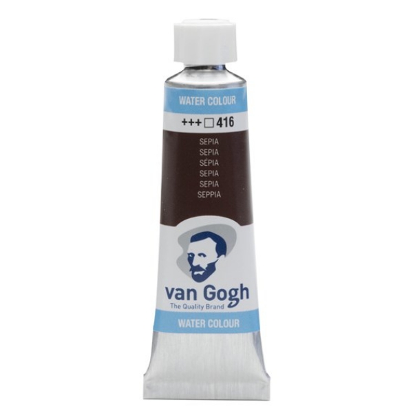 Picture of Royal Talens Van Gogh Watercolour Tube 10Ml Sepia-416