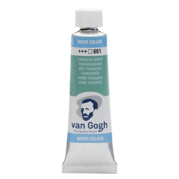 Picture of Royal Talens Van Gogh Watercolour Tube 10Ml Turquoise Green -661