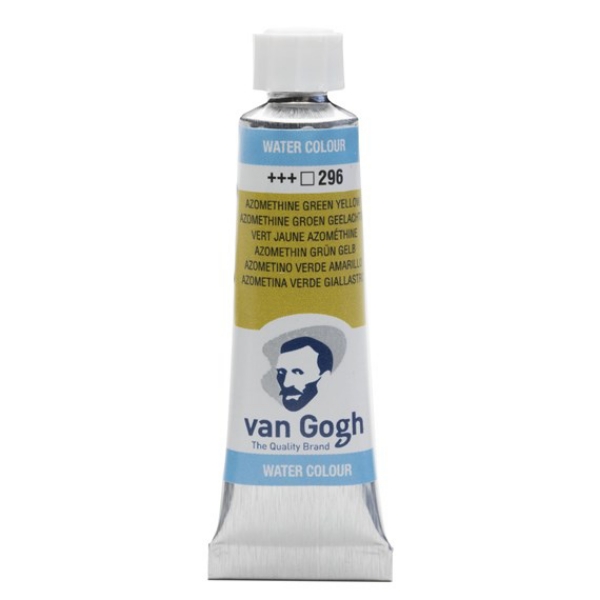Picture of Royal Talens Van Gogh Watercolour Tube - 10ml (Azomethine Green Yellow-296)