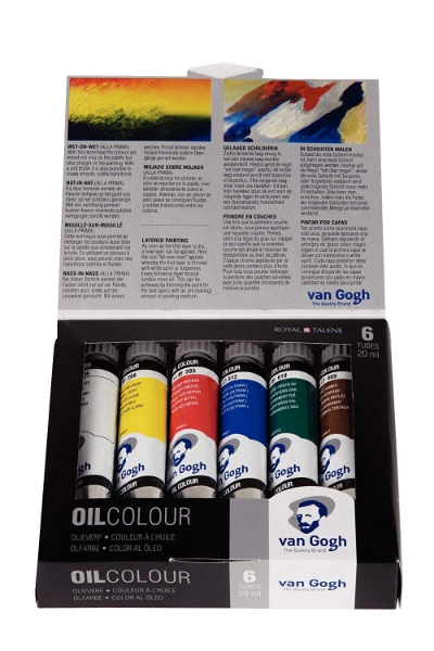 Picture of Royal Talens Van Gogh Oil Colour Tube - Set of 6 (20ml)