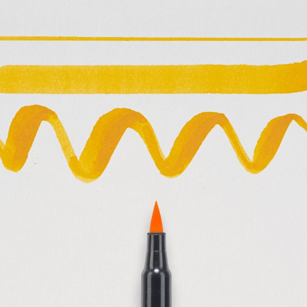 Picture of Sakura Koi Coloring Brush Pen - Deep Yellow (04)