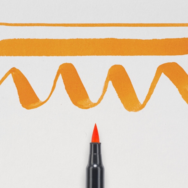 Picture of Sakura Koi Coloring Brush Pen - Orange (05)