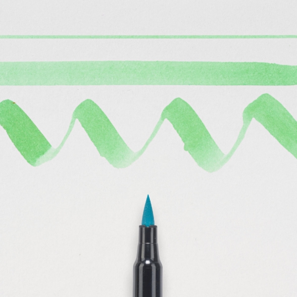 Picture of Sakura Koi Coloring Brush Pen - Peacock Green (426)