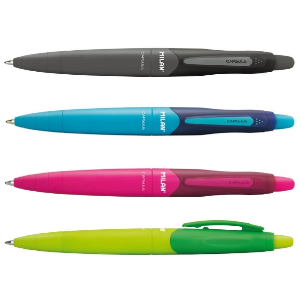 Picture of Milan Capsule Ball Pen Asst-Colours Set Of 4