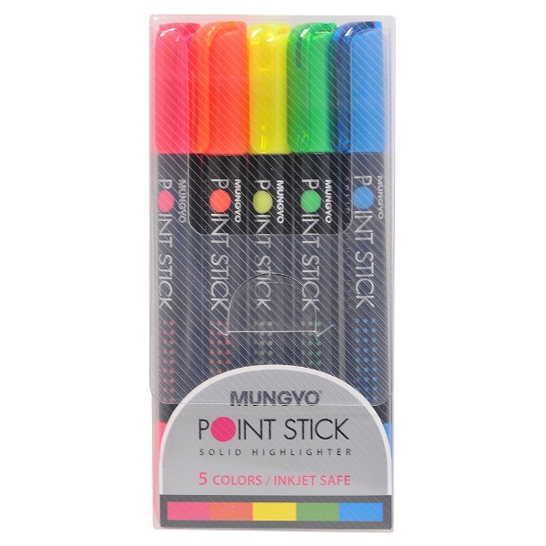 Picture of Mungyo Point Stick Highlighter - Set of 5 Colours