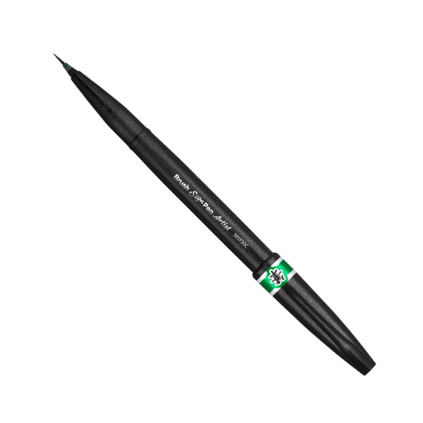 Picture of Pentel Brush Sign Pen Artist-Green