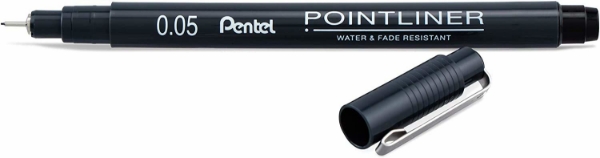 Picture of Pentel Pointliner Pigment Ink Pen 0.05Mm