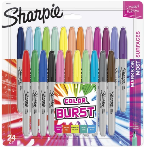 Picture of Sharpie Permanent Marker Fine - 24 (Burst)