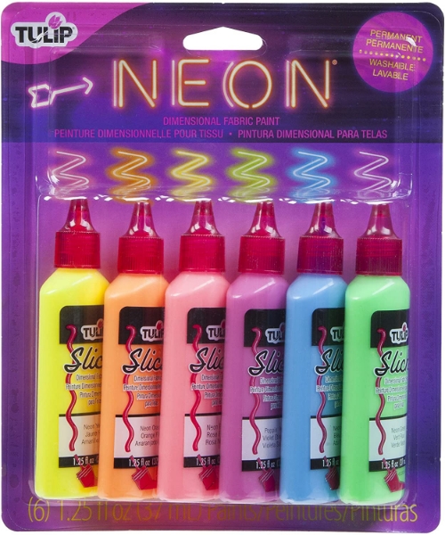 Picture of Tulip Fabric Paint Multi Neon   Glow Set Of 6-19674