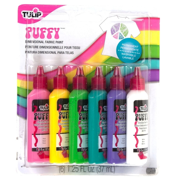 Picture of Tulip Fabric Paint Multi Puffy Set Of 6-20595