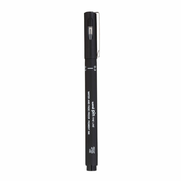 Picture of Uni Pin Fine Line Pen 0.3-200 Black