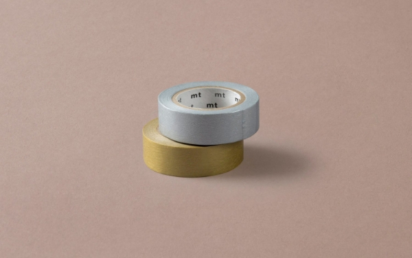Picture of MT Masking Tape 15X10mm Gold/Silver