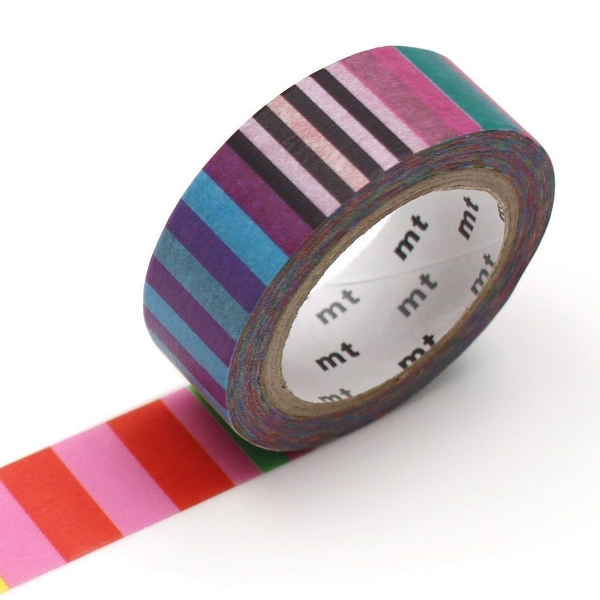 Picture of MT Masking Tape Kapitza Candy Stripe 15X7mm