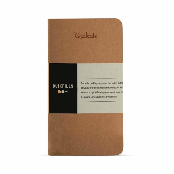 Picture of Quikfills Pennline Plain  Ruled 80GSM Pack Of 2