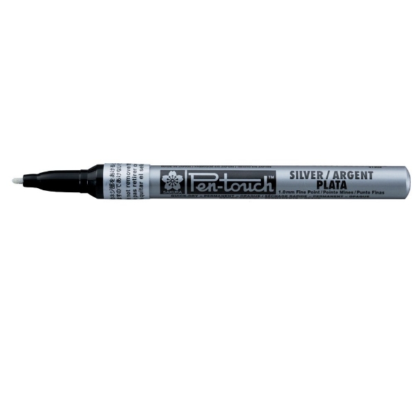 Picture of Sakura Pen Touch Fine Point Marker - Silver (1.0mm)