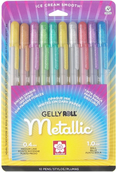 Picture of Sakura Shadow Gelly Roll Metallic Colour - Set of 10