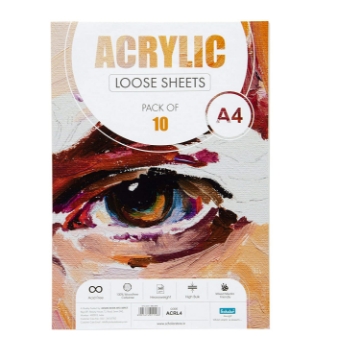 Picture of Scholar A4 Acrylic Loose Sheets Pack Of 10