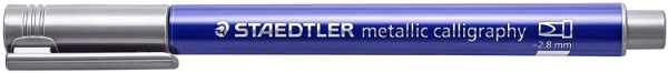 Picture of Staedtler Metallic Calligraphy Marker - 2.8mm (Silver)