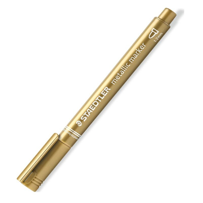 Staedtler Metallic Gold Brush Pen 1.6mm 8321 11